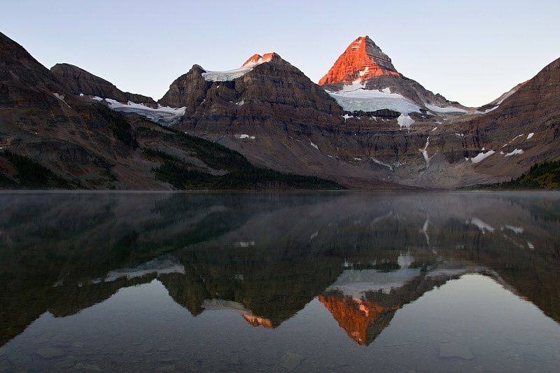 ráno u Magog Lake