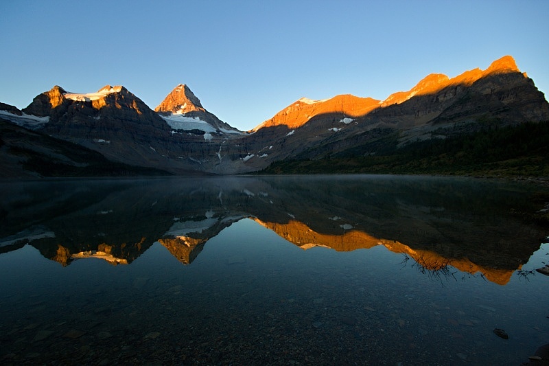 ráno u Magog Lake