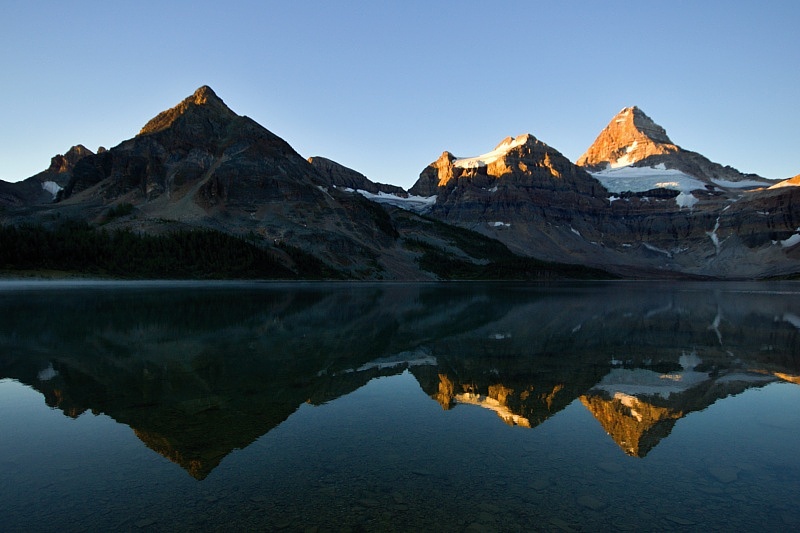 ráno u Magog Lake