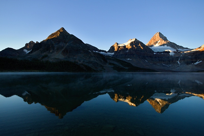 ráno u Magog Lake