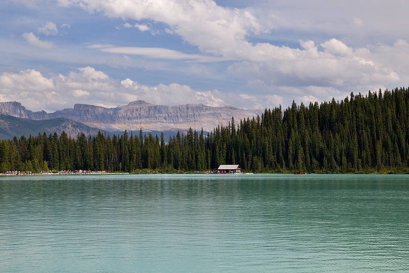cestou k Moraine Lake